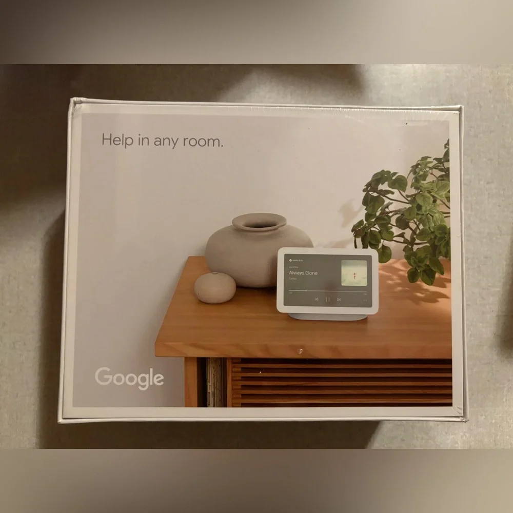 Google Nest Hub/ 7-inch Display/ 2nd Gen/ Chalk